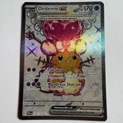 Pokemon TCG Dedenne ex 239/193 Paldea Evolved Scarlet & Violet Rare Full Art NM - Image 1