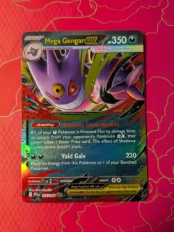 Mega Gengar ex 056/094 - Phantasmal Flames - Pokemon card - rare - HOLO - Image 1