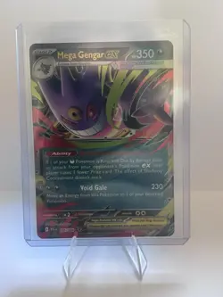 Mega Gengar EX 056/094 Me02: Phantasmal Flames Holo Pokemon Card - Image 1