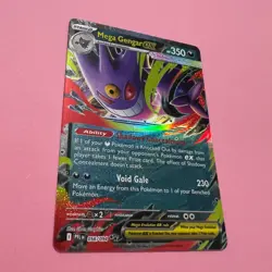 Mega Gengar ex 056/094 NM Holo Double Rare Phantasmal Flames Pokemon Card TCG - Image 3