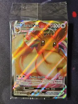 Eevee VMAX SWSH087 Sealed Promo Pokemon Card Black Star Promo NM - Image 1