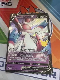 Pokemon Jumbo Card Dark Sylveon V SWSH134 - Image 1