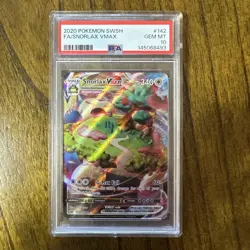 PSA 10 ⭐ Pokemon Snorlax VMAX 142 Sword & Shield Full Art Graded Card - Image 1