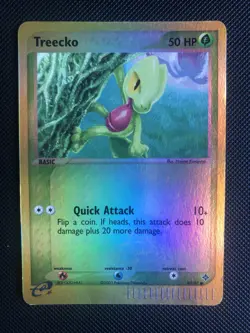 Treecko 80/97 Reverse Holo Ex Dragon Played Condition Pokemon Card - Image 1