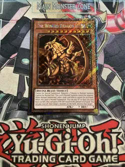 The Winged Dragon Of Ra Platinum Secret Rare RA04-EN118 Yugioh God Card - Image 1
