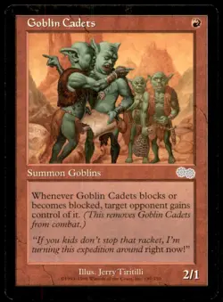 Goblin Cadets LP Light Play Urza's Saga MTG [10342] - Image 1