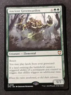 Ancient Greenwarden - OTC - MTG - EN - NM - 0186 - Image 1
