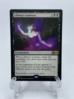 Liliana's Contract - M19 Core Set 2019 - MTG - Rare - Magic The Gathering - Image 1