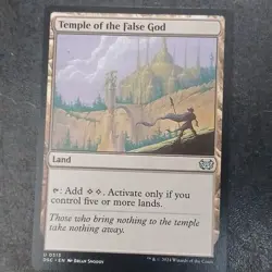 Temple of the False God mtg land - Image 1