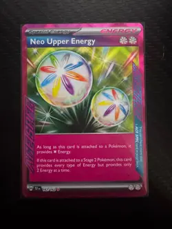 Neo Upper Energy 162/162 Prize Pack Series Cards Holo POKEMON TCG - Image 1