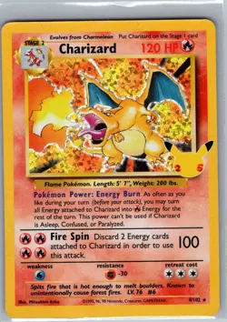 Charizard 4/102 Holo - Celebrations - Pokemon Card - NM - Image 1