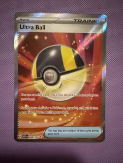 Ultra Ball 264/217 ASC ME: Ascended Heroes Pokemon Holofoil NM Mint - Image 1