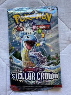 Stellar Crown - Booster Pack - Pokemon TCG - New & Sealed - Image 1