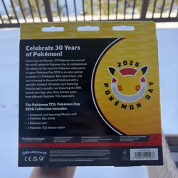 3x LOT Pokemon Day 2026 Collection SEALED QUICK SHIP SMOKE-FREE - Image 2