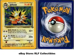 1999 Pokemon, Jungle, #4/64 Jolteon, Holo Rare (b) - Image 1