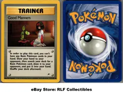 2000 Pokemon, Gym Heroes, #111/132 Good Manners, Uncommon - Image 1