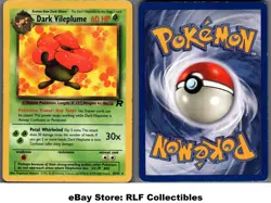 2000 Pokemon, Team Rocket, #30/82 Dark Vileplume, Rare - Image 1
