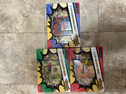 Pokemon TCG 3x Ascended Heroes EX Mega Box Set of 03 Feraligatr Emboar Meganium - Image 4