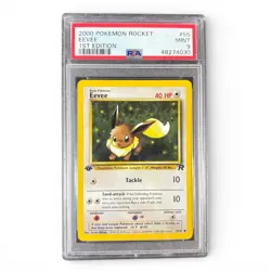 2000 Pokemon Team Rocket Eevee 1st Edition PSA 9 Mint ⭐ - Image 1