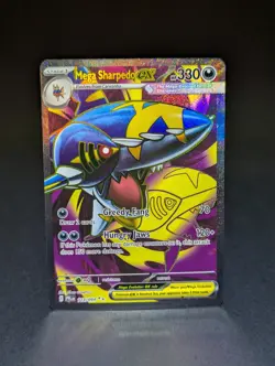 Pokemon: Mega Sharpedo ex 113/094 Me02: Phantasmal Flames Holo -NM- - Image 3
