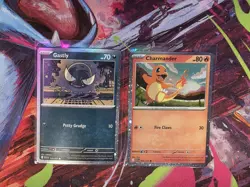 Pokemon TCG Charmander 020/217 & Gastly 123/217 Cosmo Holo Promo Ascended Heroes - Image 1