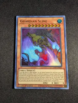 Yugioh - Guardian Slime LED7-EN003 1st Ultra Rare NM - Image 1