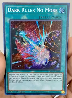 Yugioh Dark Ruler No More RA01-EN060 Secret Rare 1st Ed NM w/Tracking - Image 1