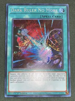 Yugioh Dark Ruler No More RA01-EN060 Secret Rare 1st Ed NM w/Tracking - Image 2