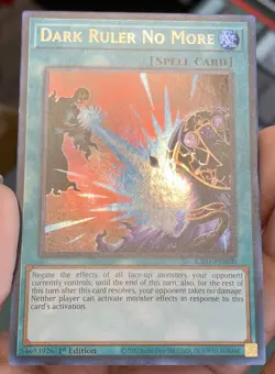 Yugioh Dark Ruler No More RA01-EN060 Secret Rare 1st Ed NM w/Tracking - Image 4
