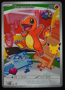 Charmander MEP 038 - NM First Partner Illustration Rare Promo 30th Anniversary - Image 1