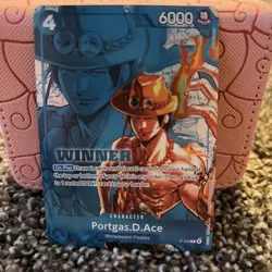 One Piece TCG Portgas D. Ace P-103 Winner Promo 2026 – NM - Image 1