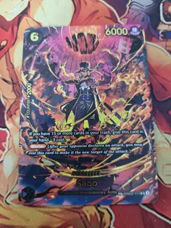 1x Sabo PRB02-014 (SP) One Piece TCG-OP15! NM - Image 4