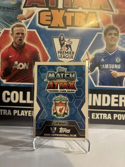 TOPPS MATCH ATTAX EXTRA 2013/14 LUIS SUAREZ LIVERPOOL HAT-TRICK HERO NO HH1 - Image 2