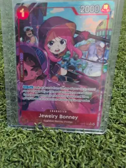 One Piece Card Game Jewelry Bonney EB04-002 Alt Art OP15 ENGLISH - Image 2
