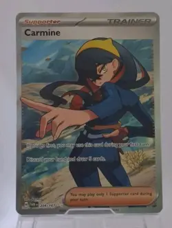 Carmine 204/167 - Pokemon Card TCG Twilight Masquerade Ultra Rare 2024 - Image 1