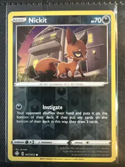Kleptifux SHF 47 Glanzendes Schicksal Nickit Shining Fates Pokemon Pokemon Card - Image 1