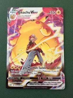 Pokemon TCG Pikachu VMAX TG17 | Lost Origin Illustration Rare English Card - Image 1