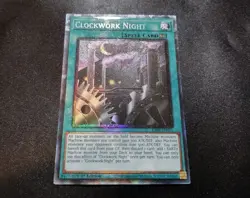 Clockwork Night RA03-EN071 Prismatic Collectors Rare 1st Edition Yugioh Card NM - Image 1