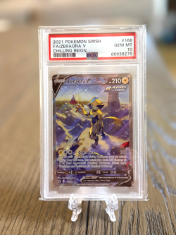 Pokemon Zeraora V Chilling Reign Full Alt Art #166 PSA 10 Gem Mint - Image 1