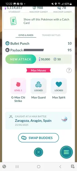 Pokemon Go Shiny Machamp ( Gigantamax ) - Image 2