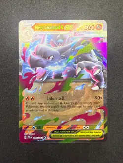 Mega Charizard X Ex 013/094 | Phantasmal Flames | RR Holo | Pokemon Card | NM - Image 1