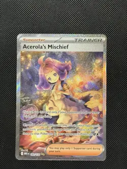 Pokemon Mega Evolutions - Acerola’s Mischief 183/132 Illustration ALT ART -M/NM - Image 2