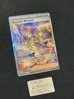 Pokemon Mega Evolutions - Acerola’s Mischief 183/132 Illustration ALT ART -M/NM - Image 3