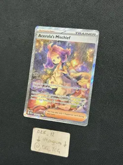 Pokemon Mega Evolutions - Acerola’s Mischief 183/132 Illustration ALT ART -M/NM - Image 4