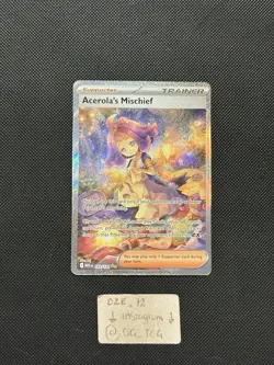 Pokemon Mega Evolutions - Acerola’s Mischief 183/132 Illustration ALT ART -M/NM - Image 5