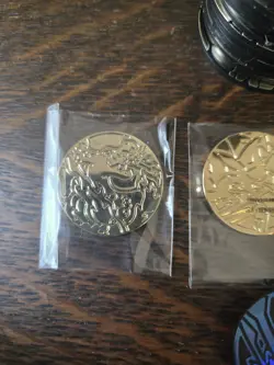 170 Official Pokemon Coin Lot Various Sets and Styles Eevee Pikachu Charizard - Image 3