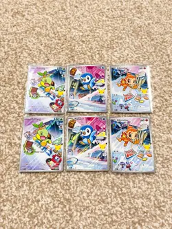 2x Pokemon TCG - First Partner Illustration Collection Gen 4 Starters - MINT - Image 1