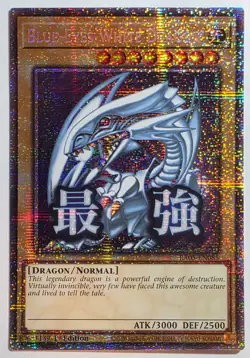 Yugioh Blue-Eyes White Dragon RA05-EN085 Starlight Rare 1st Edition - Image 1