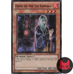 Yugioh Hand of the Six Samurai STOR-ENSE2 Super Rare Limited Edition NM - Image 1