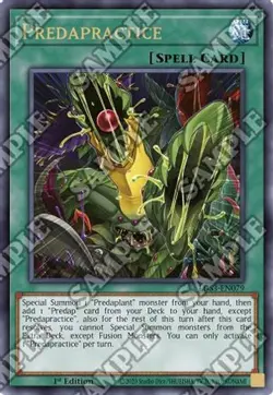 Yugioh - Predapractice (Ultra Rare) (1st Edition) - LDS3-EN079 (P) - Image 1